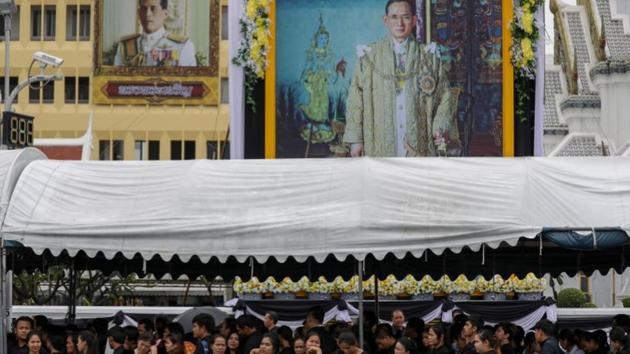 The late king was succeeded by his son, King Maha Vajiralongkorn, or Rama X. A strong bond has been formed between the people and the monarchy – the strongest compared to past reigns, Tongthong told Reuters, adding that more people will be seen participating in the royal funeral of this people’s king. (Athit Perawongmetha / REUTERS) The late king was succeeded by his son, King Maha Vajiralongkorn, or Rama X. A strong bond has been formed between the people and the monarchy – the strongest compared to past reigns, Tongthong told Reuters, adding that more people will be seen participating in the royal funeral of this people’s king. (Athit Perawongmetha / REUTERS)