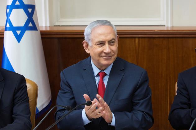 Israeli Prime Minister Benjamin Netanyahu attends the weekly cabinet meeting at his office in Jerusalem October 1, 2017. REUTERS/Sebastian Scheiner/Pool (REUTERS) Israeli Prime Minister Benjamin Netanyahu attends the weekly cabinet meeting at his office in Jerusalem October 1, 2017. REUTERS/Sebastian Scheiner/Pool (REUTERS)