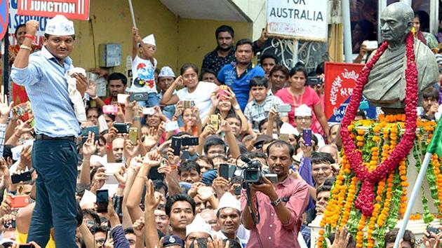 The convenor of the 'Patidar Anamat Andolan Samiti' Hardik Patel during the Patel Patidar community's Kranti Rally in Ahmedabad. (AFP File Photo) The convenor of the 'Patidar Anamat Andolan Samiti' Hardik Patel during the Patel Patidar community's Kranti Rally in Ahmedabad. (AFP File Photo)