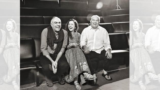 As Rajit Kapoor, Shernaz Patel and Rahul da Cunha’s theatre group Rage, turns 25, HTBrunch joins the celebrations with a rare photoshoot of the trio inside the haloed green room of Prithvi Theatre (Prabhat Shetty)