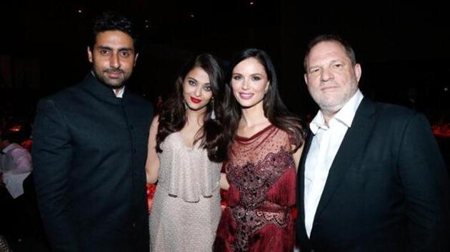 Aishwarya Rai has met Harvey Weinstein several times professionally, including at the AmFar Gala and the Cannes International Film Festival. (Twitter) Aishwarya Rai has met Harvey Weinstein several times professionally, including at the AmFar Gala and the Cannes International Film Festival. (Twitter)