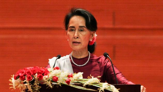 Suu Kyi sets out aid plan to end Rohingya crisis in Myanmar | World ...