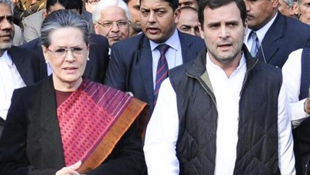Congress president Sonia Gandhi with vice president Rahul Gandhi in December 2015. (Sushil Kumar/HT File Photo) Congress president Sonia Gandhi with vice president Rahul Gandhi in December 2015. (Sushil Kumar/HT File Photo)