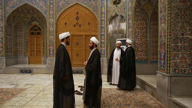 Shi’ite clerics engage in dialogue at al-Sayed al-Yazdi school run by the Hawza al-Ilmiyya in Najaf, Iraq. Shi’ites, the majority sect in Iraq, were repressed under Saddam Hussein, but now lead the Iraqi government since his ouster in 2003. Clerics trained at the Hawza have wide social and political influence, both inside Iraq and abroad. (Abdullah Dhiaa Al-deen / REUTERS)