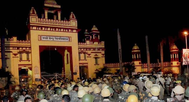 A female student was allegedly harassed by bike-borne miscreants on the Banaras Hindu University campus , barely 20 days after the varsity erupted in protest demanding campus safety. (PTI File Photo) A female student was allegedly harassed by bike-borne miscreants on the Banaras Hindu University campus , barely 20 days after the varsity erupted in protest demanding campus safety. (PTI File Photo)