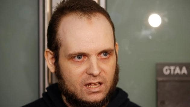 Joshua Boyle speaks to the media after arriving with his wife and three children at Toronto Pearson International Airport, nearly 5 years after he and his wife were abducted in Afghanistan in 2012 by the Taliban-allied Haqqani network, in Toronto, Ontario.(REUTERS)