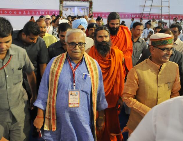 RSS ideologue Suresh Bhaiyyaji Joshi. (HT File Photo) RSS ideologue Suresh Bhaiyyaji Joshi. (HT File Photo)