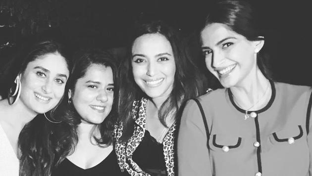 Kareena Kapoor Khan, Sonam Kapoor, Swara Bhaskar and Shikha Talsania will soon be seen in Veere Di Wedding. Kareena Kapoor Khan, Sonam Kapoor, Swara Bhaskar and Shikha Talsania will soon be seen in Veere Di Wedding.