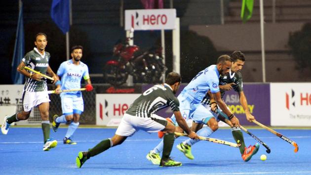 India got their first goal against Pakistan in the second quarter. Chinglensana Singh scored a field goal in the 19th minute. (Hockey India)