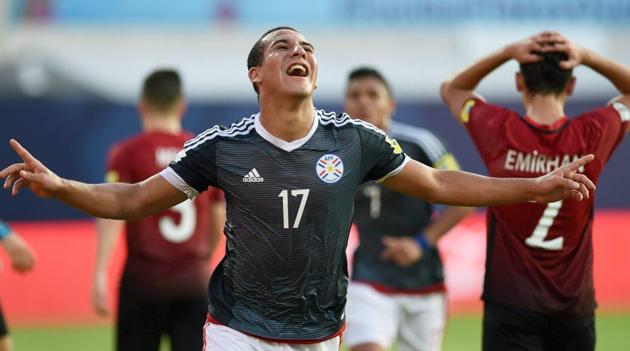 Paraguay have entered the Round of 16 having won all their three league games in the FIFA U-17 World Cup and they will be aiming to continue their good run when they take on the USA in their next encounter. (PTI) Paraguay have entered the Round of 16 having won all their three league games in the FIFA U-17 World Cup and they will be aiming to continue their good run when they take on the USA in their next encounter. (PTI)