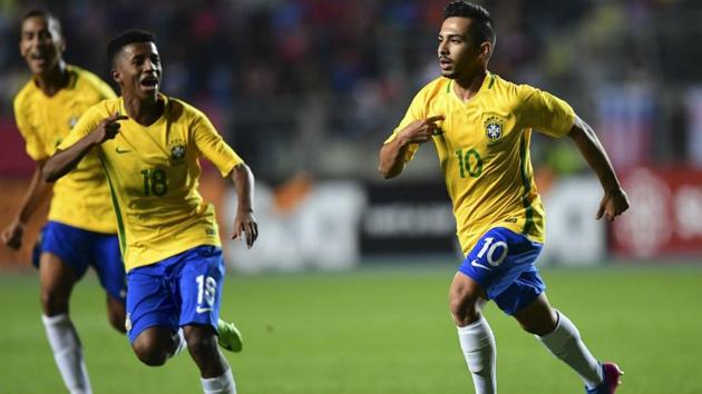 Alan de Souza Guimaraes is one of the key players for Brazil in the ongoing FIFA U-17 World Cup. (Twitter) Alan de Souza Guimaraes is one of the key players for Brazil in the ongoing FIFA U-17 World Cup. (Twitter)