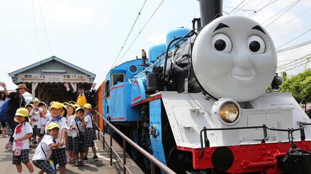 In the Thomas the Tank Engine animated series, Thomas will leave the fictional island of Sodor in the Irish Sea for the first time to “experience new cultures and countries,” said Christopher Keenan, of Mattel Creations. (AFP) In the Thomas the Tank Engine animated series, Thomas will leave the fictional island of Sodor in the Irish Sea for the first time to “experience new cultures and countries,” said Christopher Keenan, of Mattel Creations. (AFP)