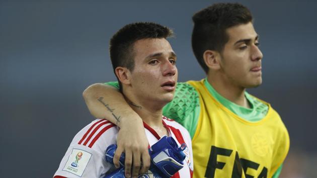 Paraguay, who were undefeated in the league stages, crashed out in the Round of 16 in the most dramatic circumstances. (AP)