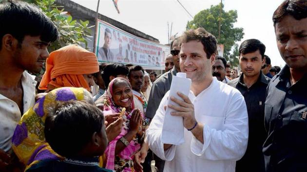 Congress vice president Rahul Gandhi meets people during his visit to Amethi. (PTI File Photo) Congress vice president Rahul Gandhi meets people during his visit to Amethi. (PTI File Photo)