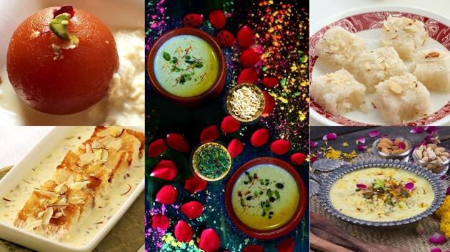 These prettiest and tastiest desserts will get oohs and ahhs twice - once when presented, and again when your guests dig in - so be informed.(Khandani Rajdhani and Rasovara)