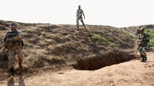 Last month, BSF troops unearthed a 14-foot-long tunnel across the IB in nearby Arnia sector which was being dug from the Pakistani side. (PTI File Photo)