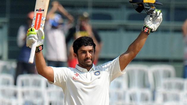 Karun Nair scored 78 off 64 balls to guide Indian Board President’s XI to a victory over New Zealand in their warm-up game in Mumbai.(AFP)