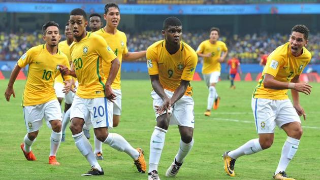 Marcos Antonio was the other scorer for Brazil. (TWITTER)