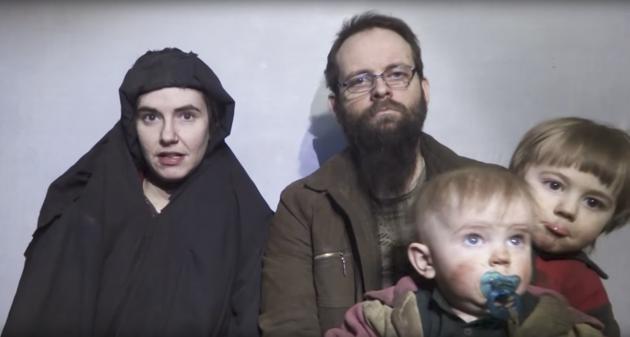 File photo of Caitlan Coleman with her Canadian husband Joshua Boyle and their two children. (AP) File photo of Caitlan Coleman with her Canadian husband Joshua Boyle and their two children. (AP)