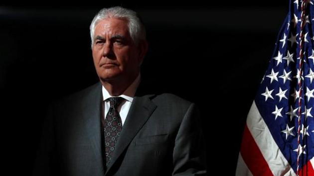 US Secretary of State Rex Tillerson participates in a first meeting of the US National Space Council at the National Air and Space Museum's Udvar-Hazy Center in Chantilly, Virginia, U.S. October 5, 2017.(Reuters File Photo) US Secretary of State Rex Tillerson participates in a first meeting of the US National Space Council at the National Air and Space Museum's Udvar-Hazy Center in Chantilly, Virginia, U.S. October 5, 2017.(Reuters File Photo)