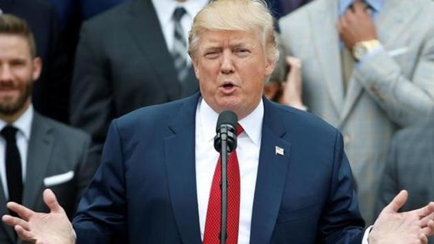 US President Donald Trump at the White House in Washington, US, April 19, 2017. (Reuters)