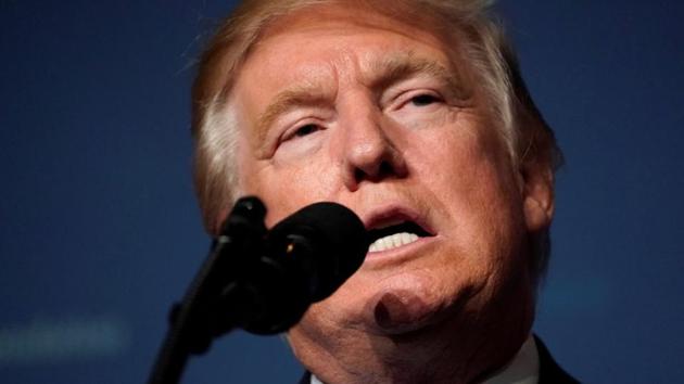U.S. President Donald Trump speaks to the Heritage Foundation’s President’s Club Meeting in Washington, U.S., October 17, 2017. (Reuters Photo) U.S. President Donald Trump speaks to the Heritage Foundation’s President’s Club Meeting in Washington, U.S., October 17, 2017. (Reuters Photo)