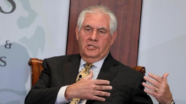 U.S. Secretary of State Rex Tillerson speaks on Relationship with India for the Next Century at the Center for Strategic and International Studies (CSIS) in Washington, U.S., October 18, 2017. (Reuters Photo) U.S. Secretary of State Rex Tillerson speaks on Relationship with India for the Next Century at the Center for Strategic and International Studies (CSIS) in Washington, U.S., October 18, 2017. (Reuters Photo)