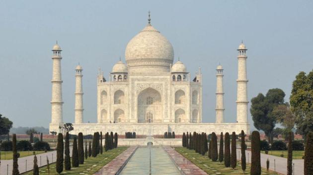 The Taj Mahal is India’s top tourism destination but has received a barrage of negative comments from top BJP leaders.(Reuters File Photo)