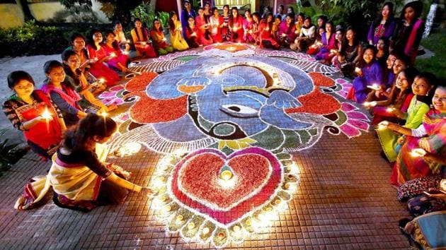 On Twitter, many people objected to the use of ‘Diwali Mubarak’ as a greeting.(PTI)