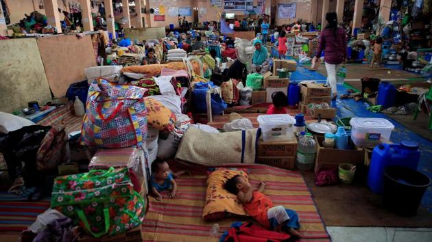 Evacuees seen at rehabilitation centre, as government troops continue their operations in Marawi, on September 7, 2017. Under the guard of dozens of police and soldiers, about 100 of the 200,000 residents driven from their homes during 5 months of fighting returned to start what will likely be a prolonged rehabilitation programme. (Romeo Ranoco / REUTERS)