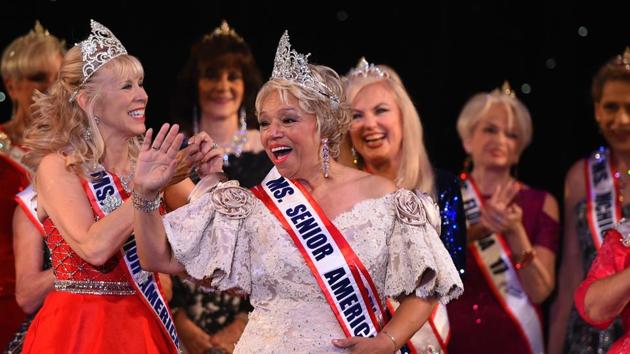 Ms New Jersey Carolyn Slade Harden is crowned Ms. Senior America during the 38th Annual National Ms. Senior America 2017 Pageant at the Resorts Casino Hotel in Atlantic City, New Jersey, on October 19, 2017. (AFP) Ms New Jersey Carolyn Slade Harden is crowned Ms. Senior America during the 38th Annual National Ms. Senior America 2017 Pageant at the Resorts Casino Hotel in Atlantic City, New Jersey, on October 19, 2017. (AFP)