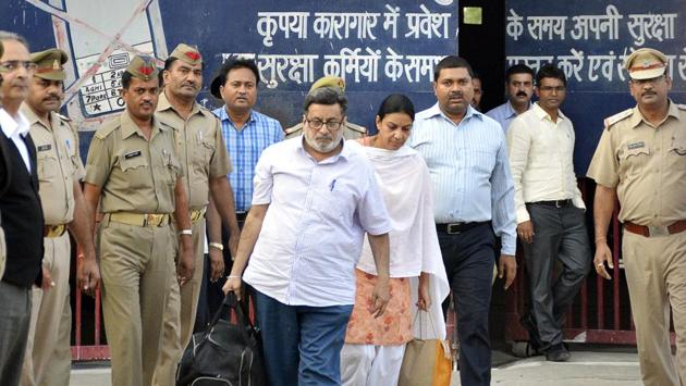 Rajesh and Nupur Talwar were released from a jail on Monday, four days after being acquitted by Allahabad High Court for the murder of their teenage-daughter Aarushi and domestic help Hemraj in their apartment in Noida in 2008. (Sakib Ali / HT Photo) Rajesh and Nupur Talwar were released from a jail on Monday, four days after being acquitted by Allahabad High Court for the murder of their teenage-daughter Aarushi and domestic help Hemraj in their apartment in Noida in 2008. (Sakib Ali / HT Photo)