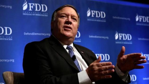 CIA director Mike Pompeo speaks at the FDD National Security Summit in Washington, US on October 19. (Reuters) CIA director Mike Pompeo speaks at the FDD National Security Summit in Washington, US on October 19. (Reuters)