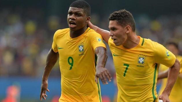 Brazil will take on Germany in the quarterfinals of the FIFA U-17 World Cup.(AFP)