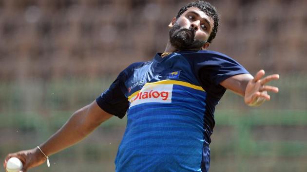 Thisara Perera has been named Sri Lanka’s captain for their three-T20 series against Pakistan, starting October 26. (AFP) Thisara Perera has been named Sri Lanka’s captain for their three-T20 series against Pakistan, starting October 26. (AFP)