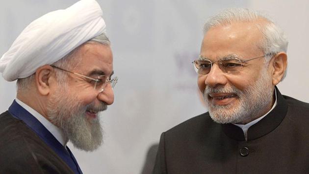 Iran's president Hassan Rouhani (left) meets with PM Modi in Ufa on the sidelines of the BRICS summit. (AFP File Photo) Iran's president Hassan Rouhani (left) meets with PM Modi in Ufa on the sidelines of the BRICS summit. (AFP File Photo)