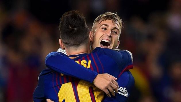 FC Barcelona maintained their four-point lead at the top of La Liga with a 2-0 win over Malaga CF at the Camp Nou. (Twitter) FC Barcelona maintained their four-point lead at the top of La Liga with a 2-0 win over Malaga CF at the Camp Nou. (Twitter)