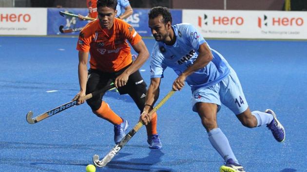 Lalit Upadhyay doubled the lead for India in the 29th minute. (Hockey India) 