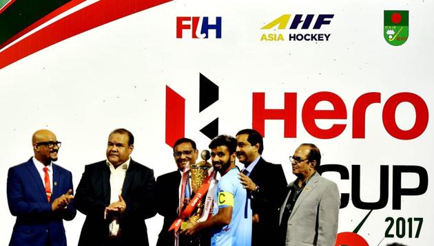 The top-ranked Indians finished unbeaten in the tournament, having won all their matches except for the 1-1 draw against Korea in th Super 4 stage. (Hockey India) 