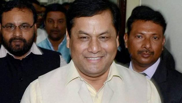 The special vigilance cell of Assam Chief Minister Sarbananda Sonowal filed an FIR on Saturday in connection with an alleged multi-crore rupee advertisement scam under the previous Congress government. (HT Photo) The special vigilance cell of Assam Chief Minister Sarbananda Sonowal filed an FIR on Saturday in connection with an alleged multi-crore rupee advertisement scam under the previous Congress government. (HT Photo)