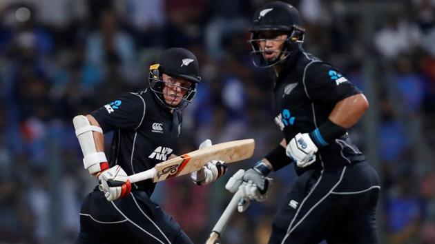 Riding on Tom Latham and Ross Taylor’s splendid knocks, New Zealand beat India by six wickets in the first ODI.(Reuters)