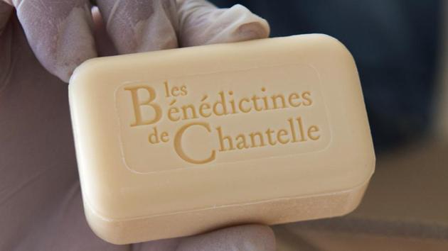 A bar of soap is pictured at the Saint-Vincent abbey in Chantelle. (Thierry Zoccolan / AFP) A bar of soap is pictured at the Saint-Vincent abbey in Chantelle. (Thierry Zoccolan / AFP)