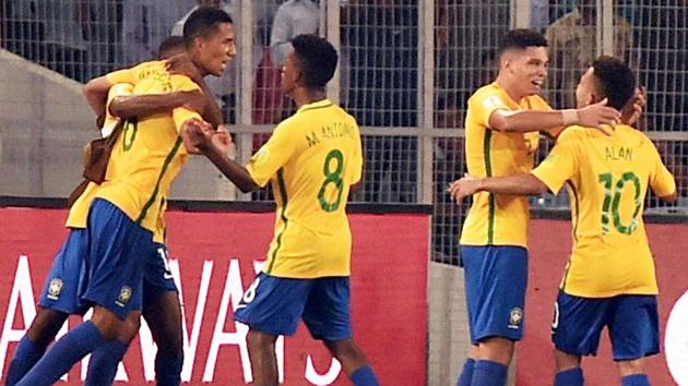Brazil will face England in the FIFA U-17 World Cup semifinal in Kolkata instead of Guwahati. Here’s the refund process for people with tickets for the Brazil vs England game in Guwahati. (PTI) Brazil will face England in the FIFA U-17 World Cup semifinal in Kolkata instead of Guwahati. Here’s the refund process for people with tickets for the Brazil vs England game in Guwahati. (PTI)