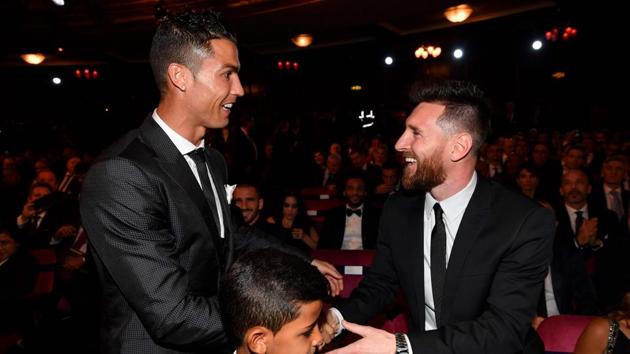 Ronalso and Messi both have five Men’s Player of the Year awards. (AFP)