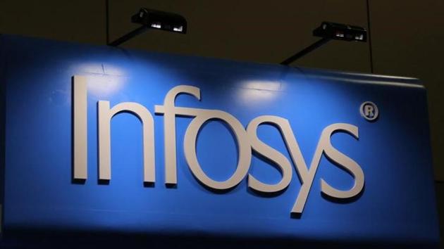 The Infosys logo is seen at the SIBOS banking and financial conference in Toronto, Ontario, Canada October 19, 2017. (Reuters Photo) The Infosys logo is seen at the SIBOS banking and financial conference in Toronto, Ontario, Canada October 19, 2017. (Reuters Photo)