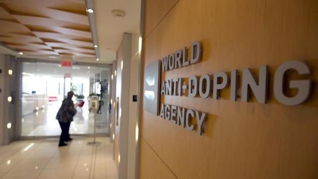 A woman walks into the head office of the World Anti-Doping Agency (WADA) in Montreal, Quebec, Canada.(Reuters File Photo)