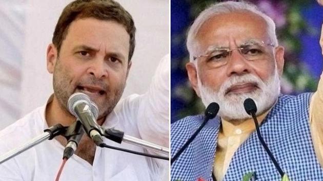 Face off: PM Narendra Modi (right) and Congress vice-president Rahul Gandhi in Gujarat. (PTI and AP) Face off: PM Narendra Modi (right) and Congress vice-president Rahul Gandhi in Gujarat. (PTI and AP)
