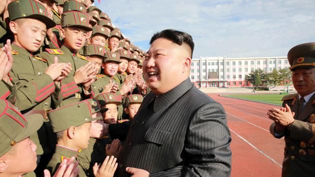 North Korea's leader Kim Jong Un visits the Mangyongdae Revolutionary Academy in this undated photo released by Korean Central News Agency. (REUTERS) North Korea's leader Kim Jong Un visits the Mangyongdae Revolutionary Academy in this undated photo released by Korean Central News Agency. (REUTERS)