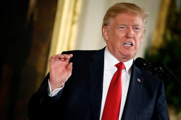US President Donald Trump in the East Room of the White House on October 23, 2017. (Reuters) US President Donald Trump in the East Room of the White House on October 23, 2017. (Reuters)