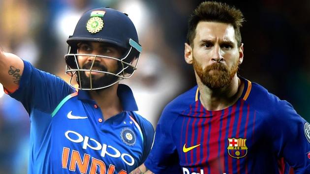 Virat Kohli has overtaken Lionel Messi in the list of most valuable brands among athletes, according to Forbes.(HT Photo)